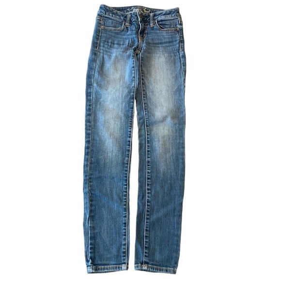AMERICAN EAGLE Stretch Denim Jegging- size womens 0 - Picture 4 of 16